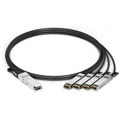 با کیفیت عالی سازگار 1 0 0g qsfp28 تا 4 x 25G SFP28 Passive Direct Cable Cable Breakout 0.5m {7 {7} M